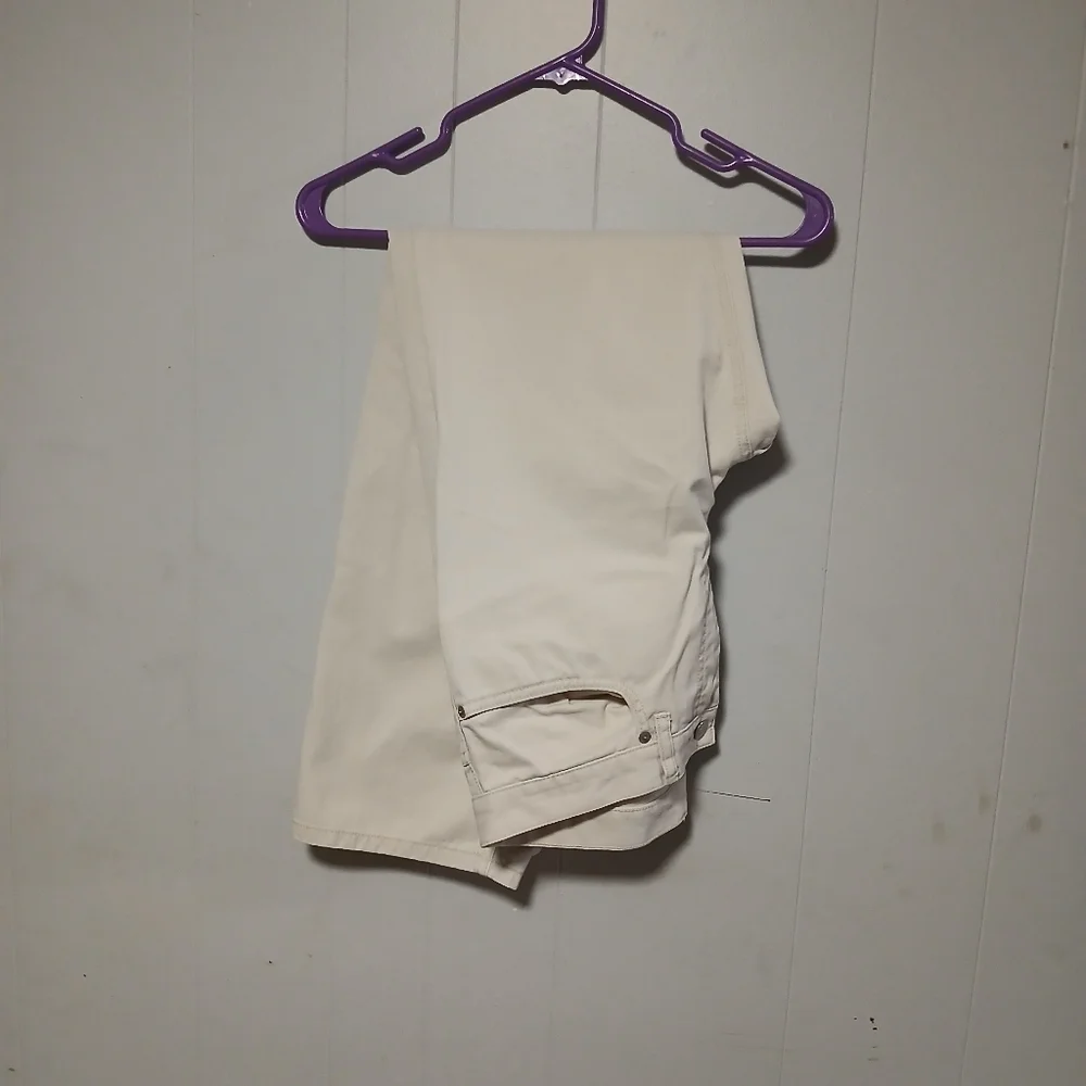 Ralph Lauren polo jean  company ladies off white jeans. Size 6 - Picture 8 of 12